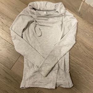 Lululemon gray zip-up sweater